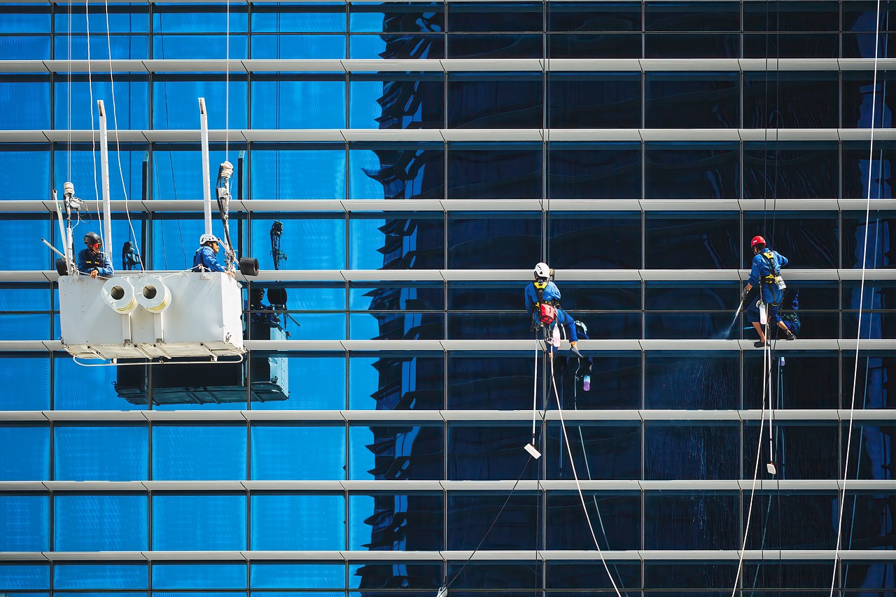 Cleaning service team